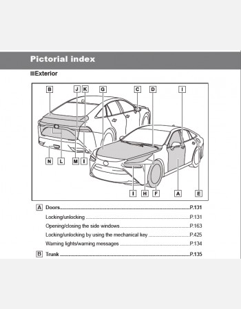 toyota mirai 2020-2021 owners manual lhd& rhd